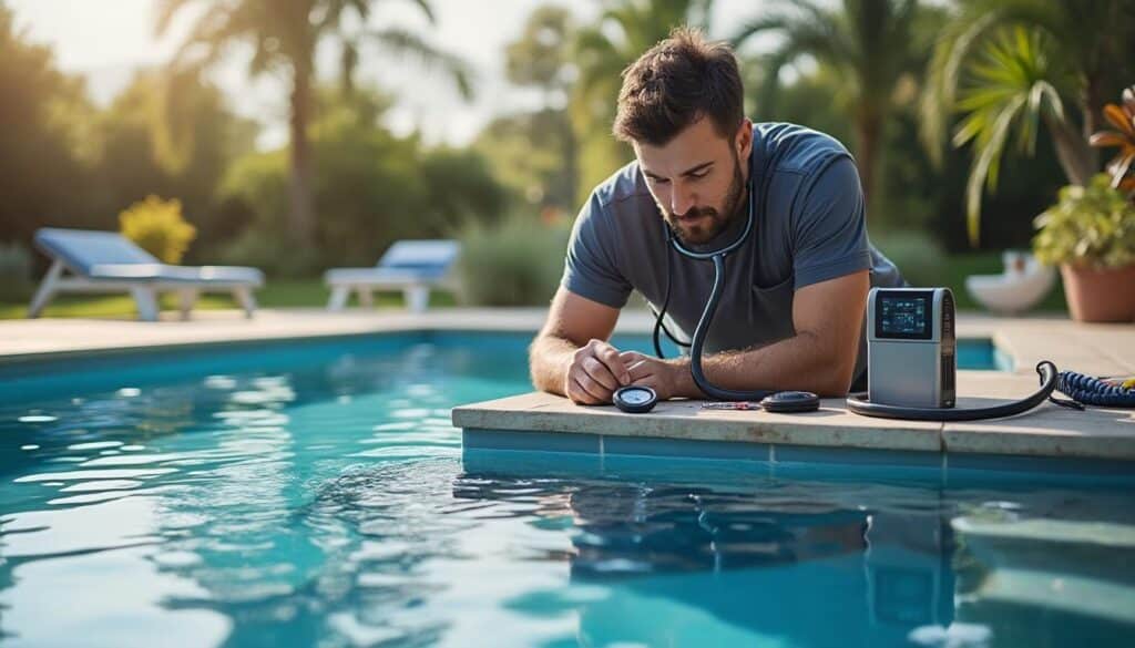 Interpréter un bruit anormal sur un chauffe-piscine