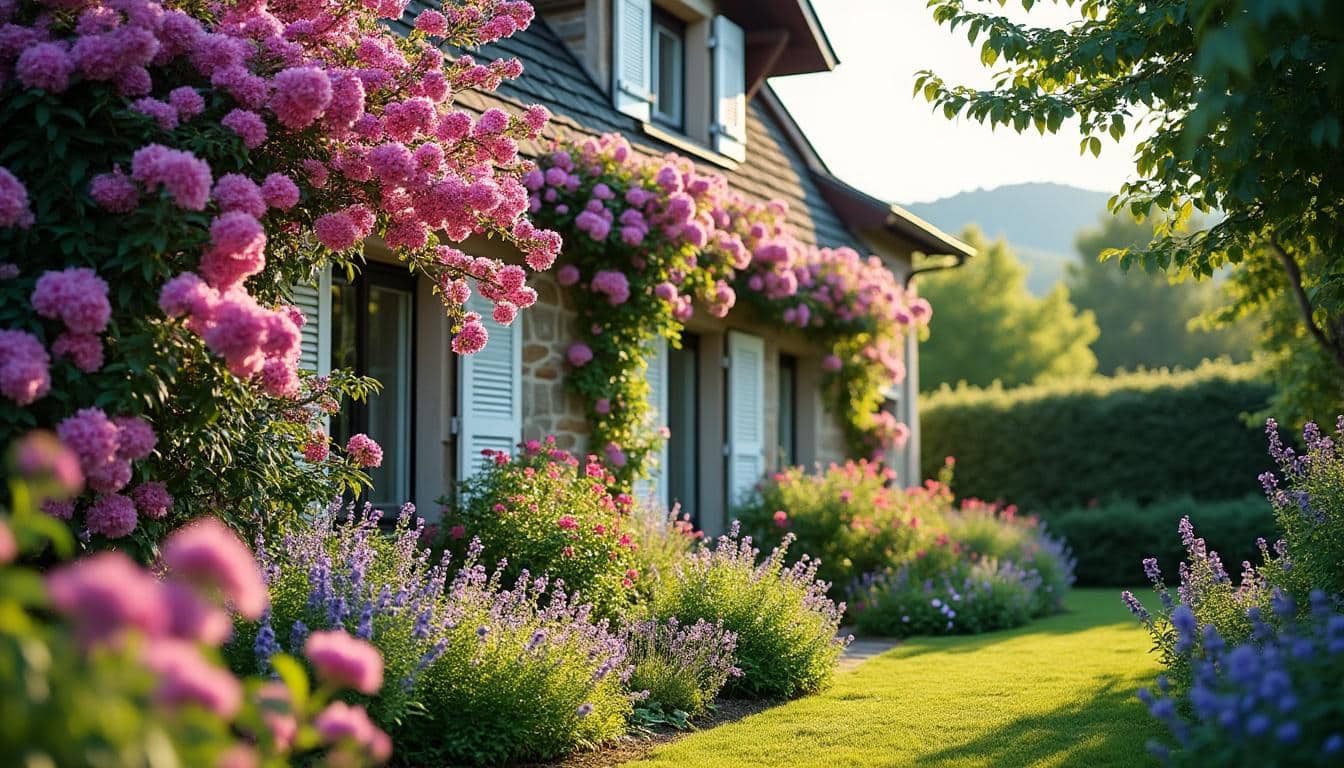 Des fleurs de saison à intégrer dans un massif d’arbustes pour la maison