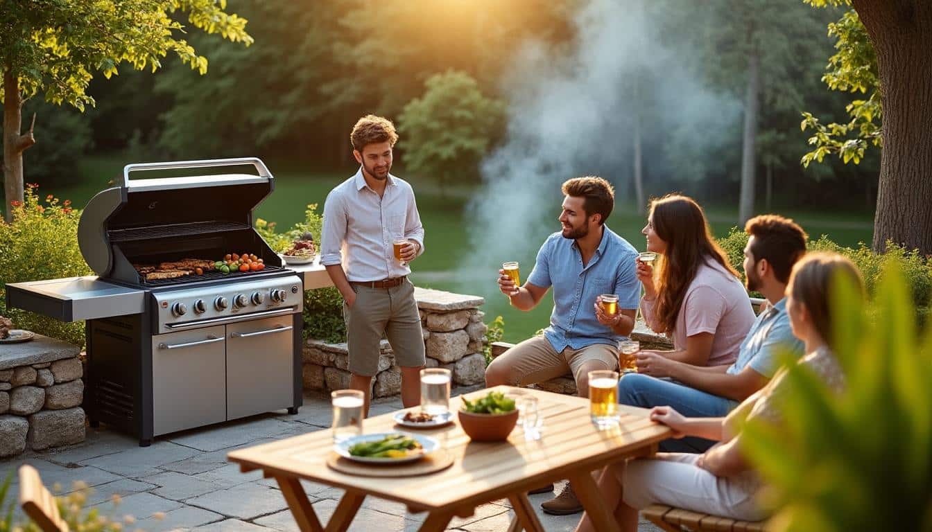Comment aménager une terrasse en pierre naturelle autour d’un barbecue ?