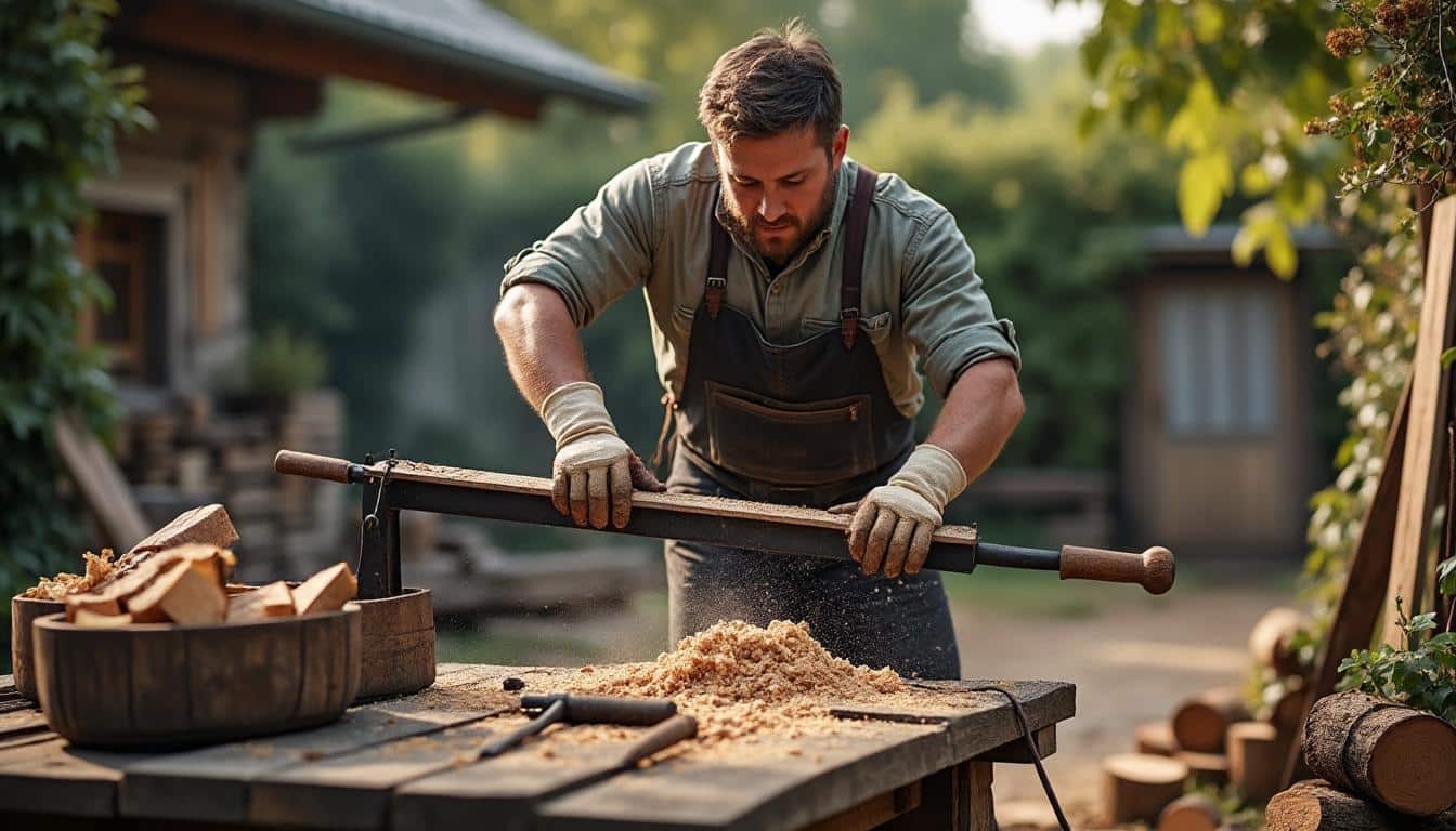 Illustration: Qu’est-ce qu’une scie à bûche et à quoi sert-elle ?