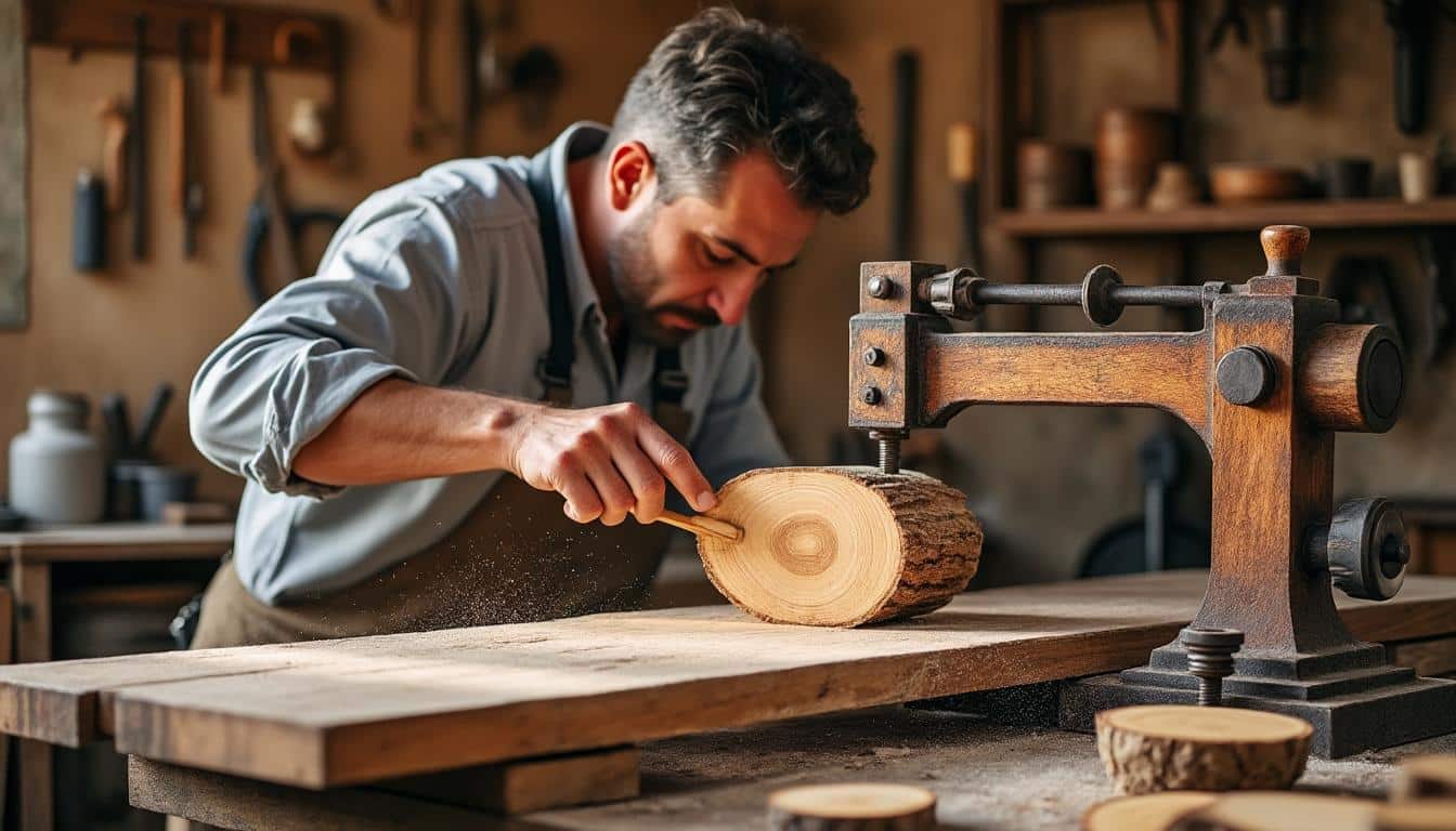 Illustration: Comment fonctionne une scie à bûche ? Techniques et composants clés