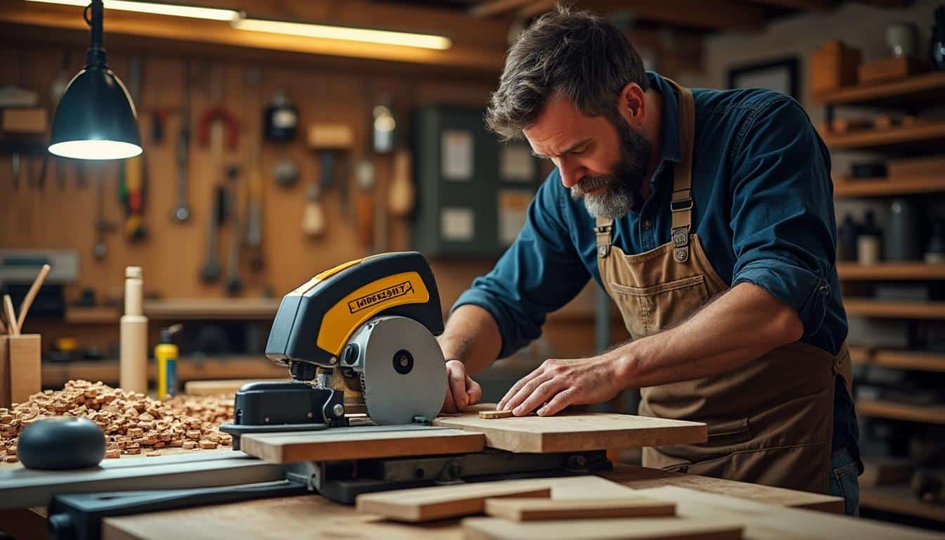 Illustration: Comprendre les spécificités et le fonctionnement de la scie à onglet radiale