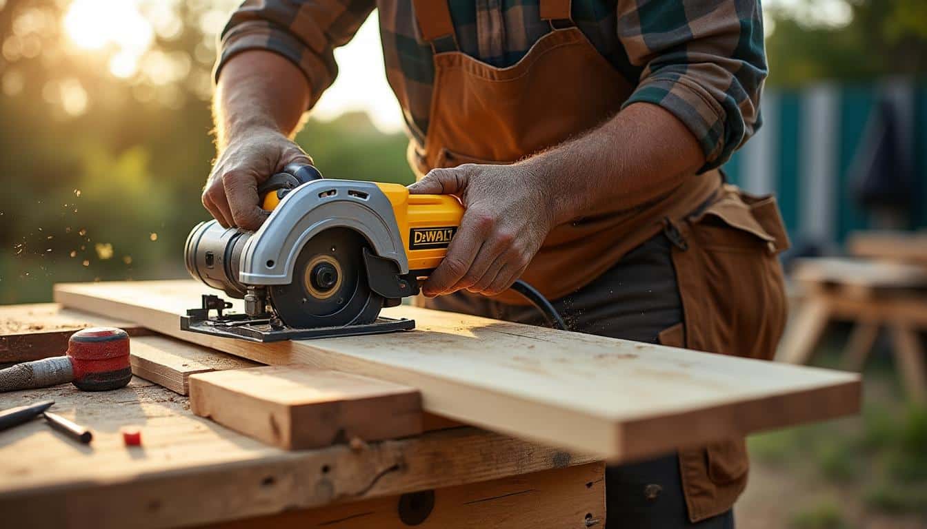 Dewalt scie circulaire 18V : puissance et précision sans fil