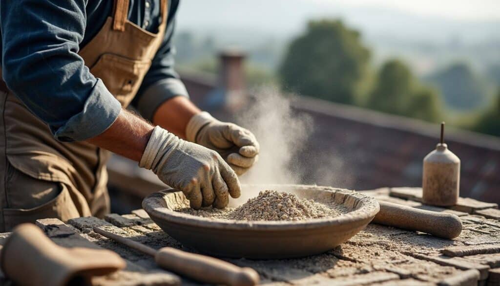Dosage du mortier bâtard pour toiture : guide complet et conseils