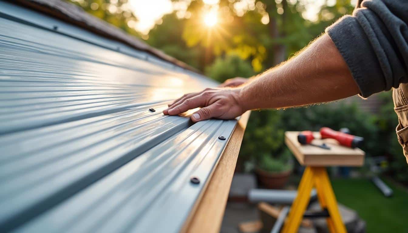 Illustration: Comprendre le lambris PVC pour l’extérieur sous la toiture : définition et spécificités