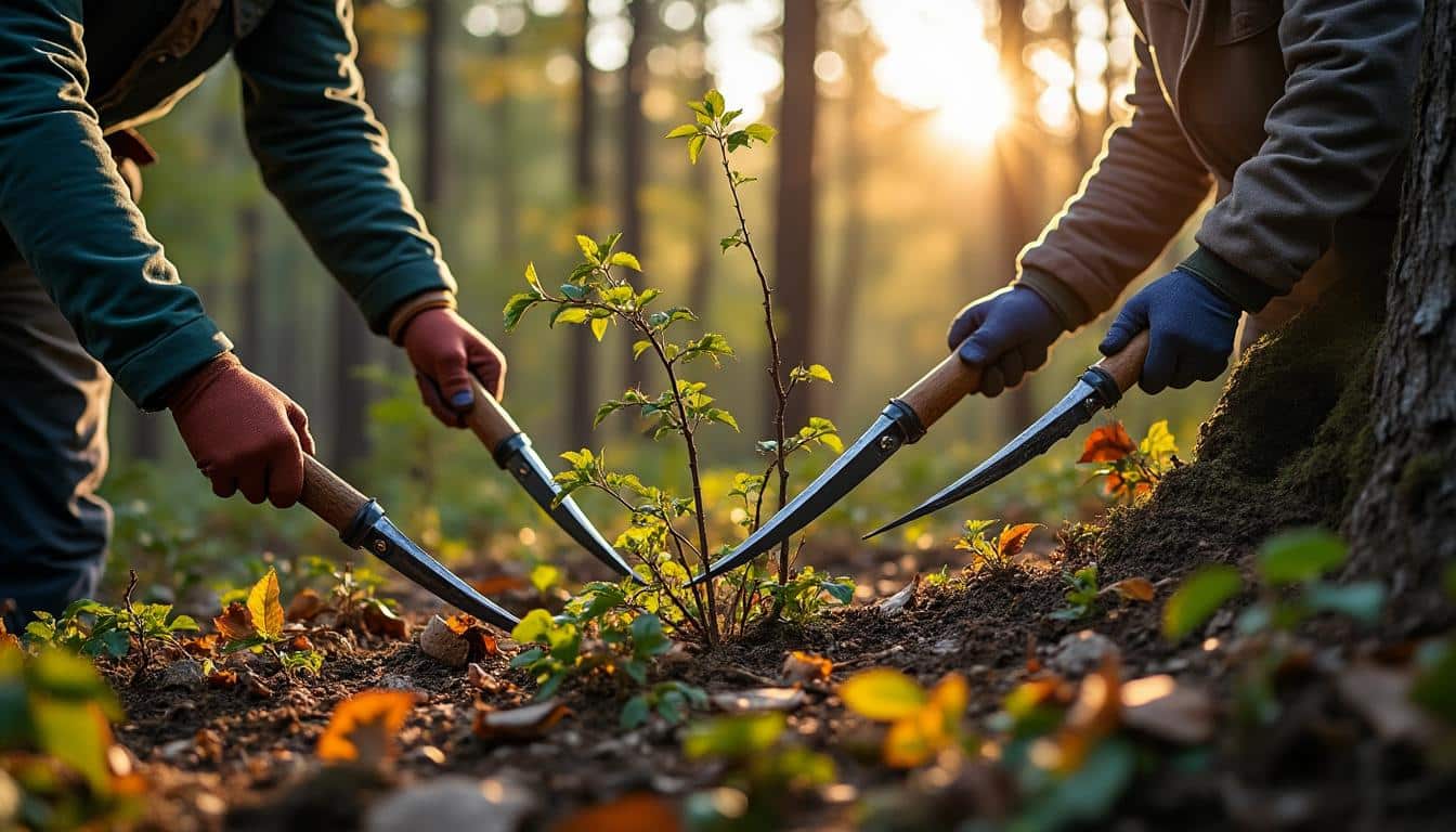 Illustration: Les différents types de scies à branche et leurs contextes d’utilisation