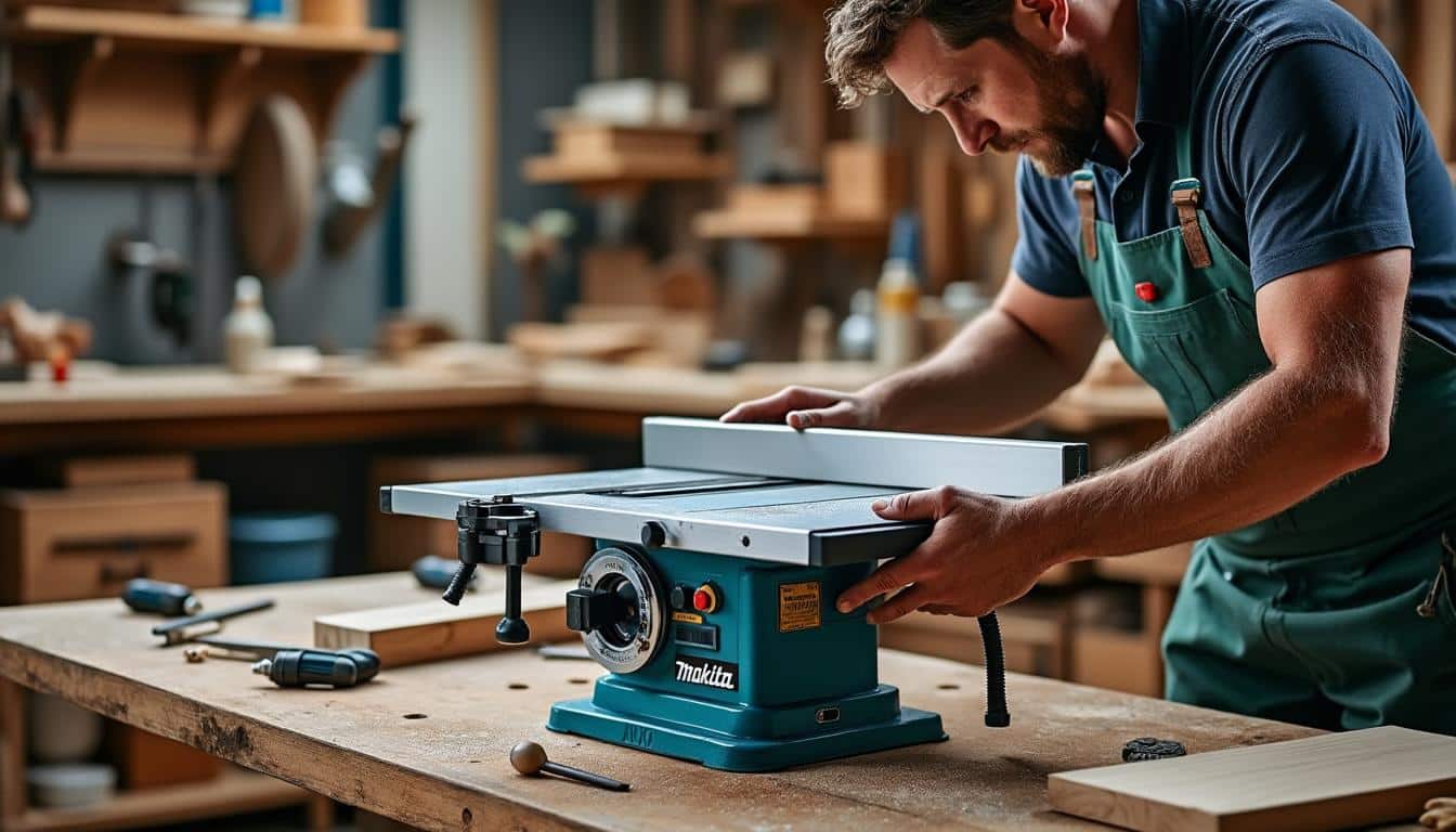 Illustration: Découvrir la scie à ruban Makita LB1200F : caractéristiques et équipements clés
