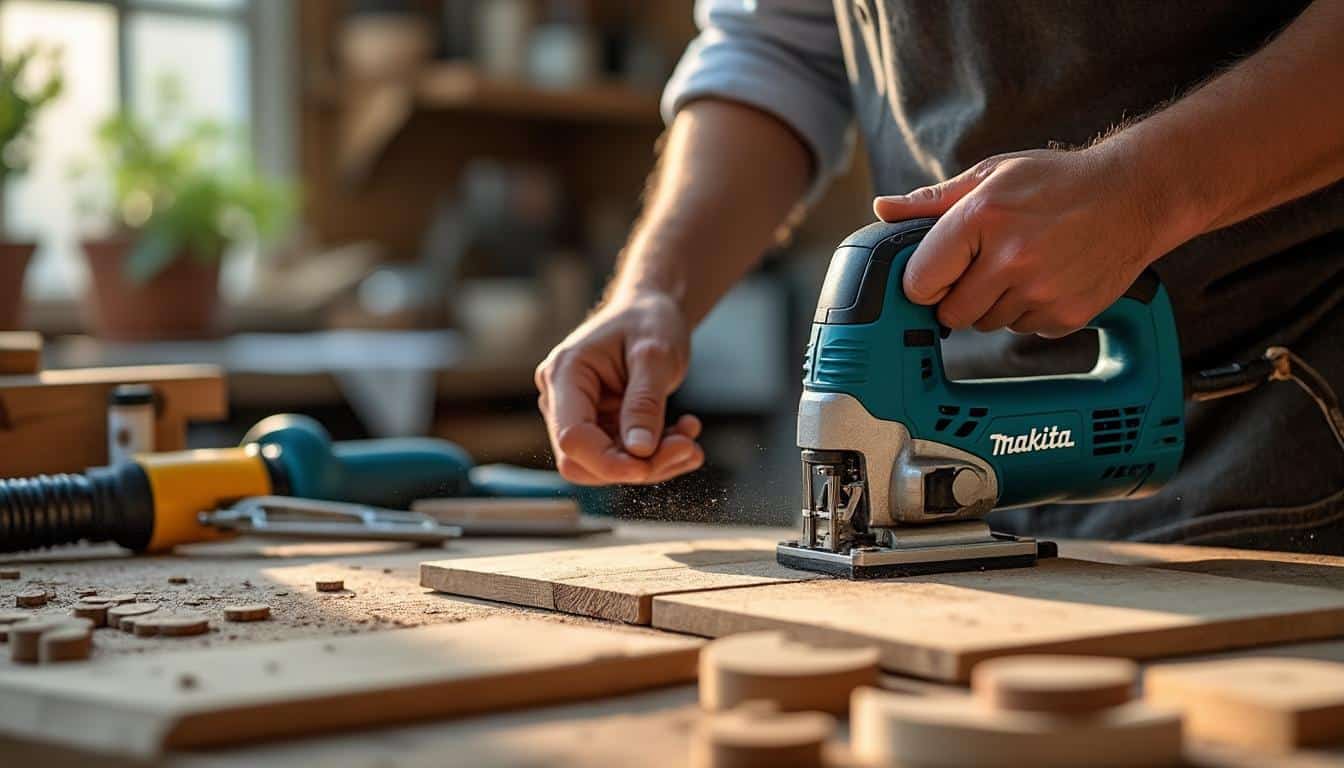 Illustration: Bien choisir et utiliser les lames adaptées à la scie à ruban Makita LB1200F