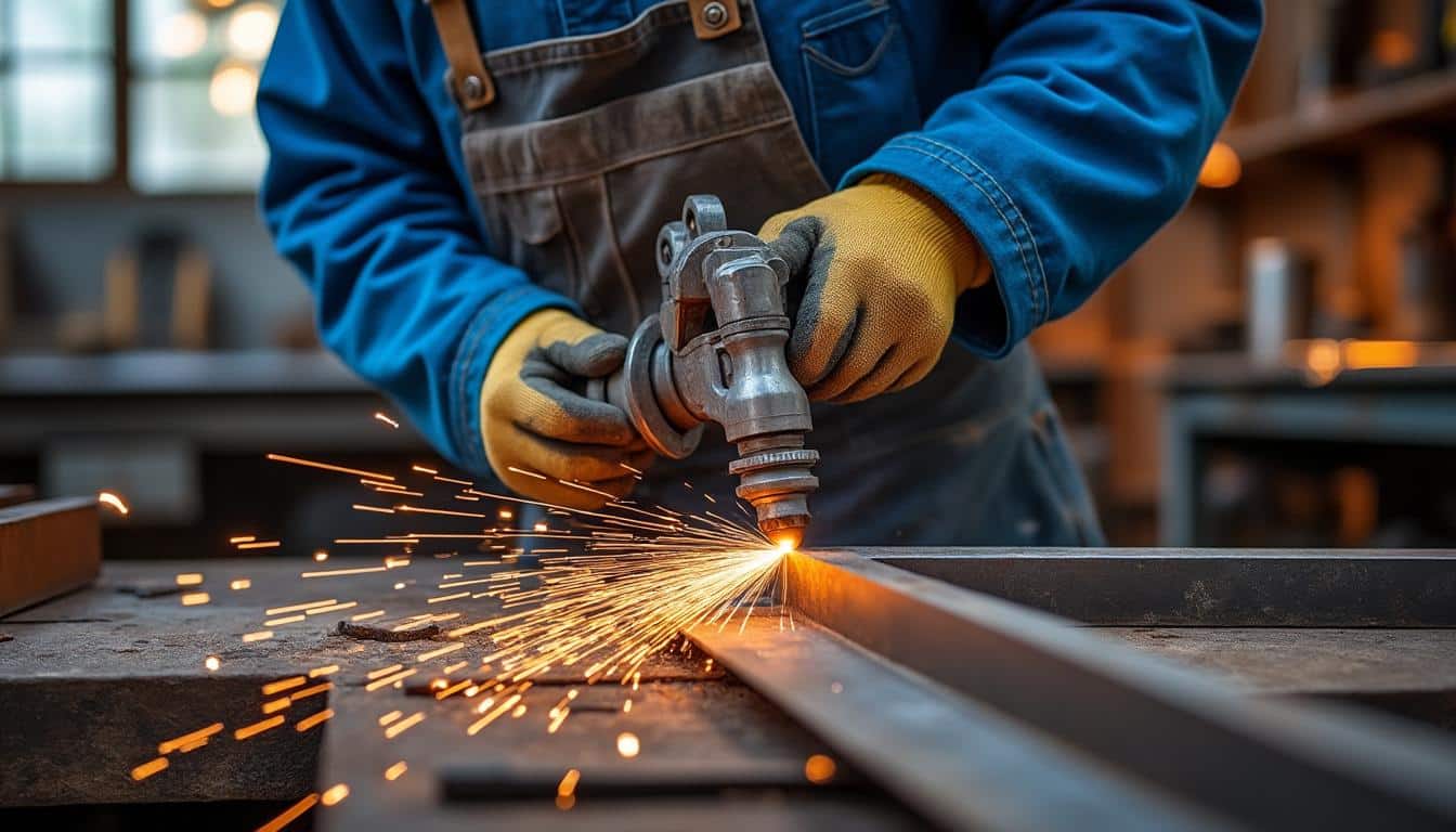 Illustration: Comment fonctionne une scie à tronçonner pour découper le métal ?