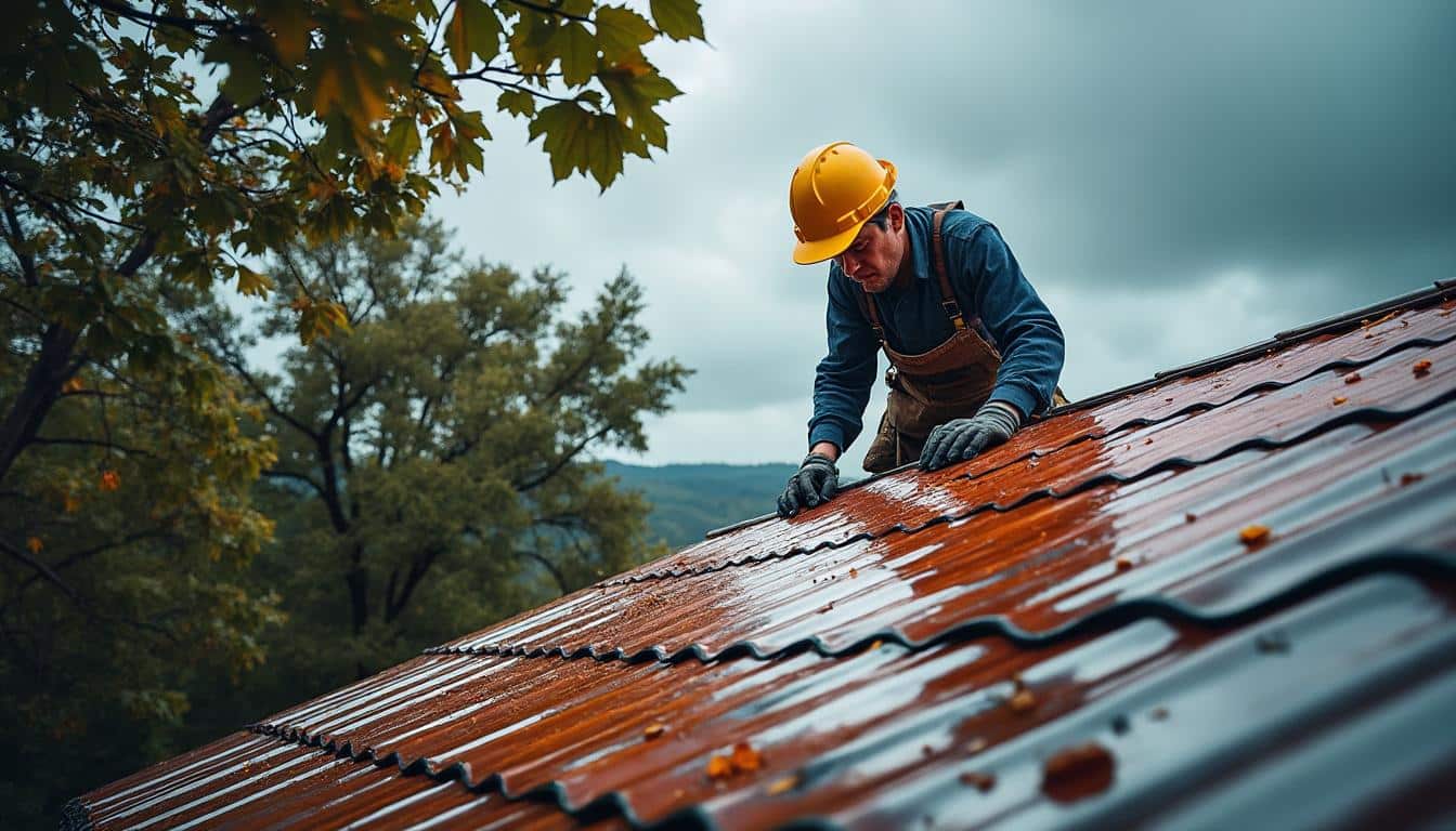 Tôle de toiture imitation tuile : durable, esthétique et facile à poser