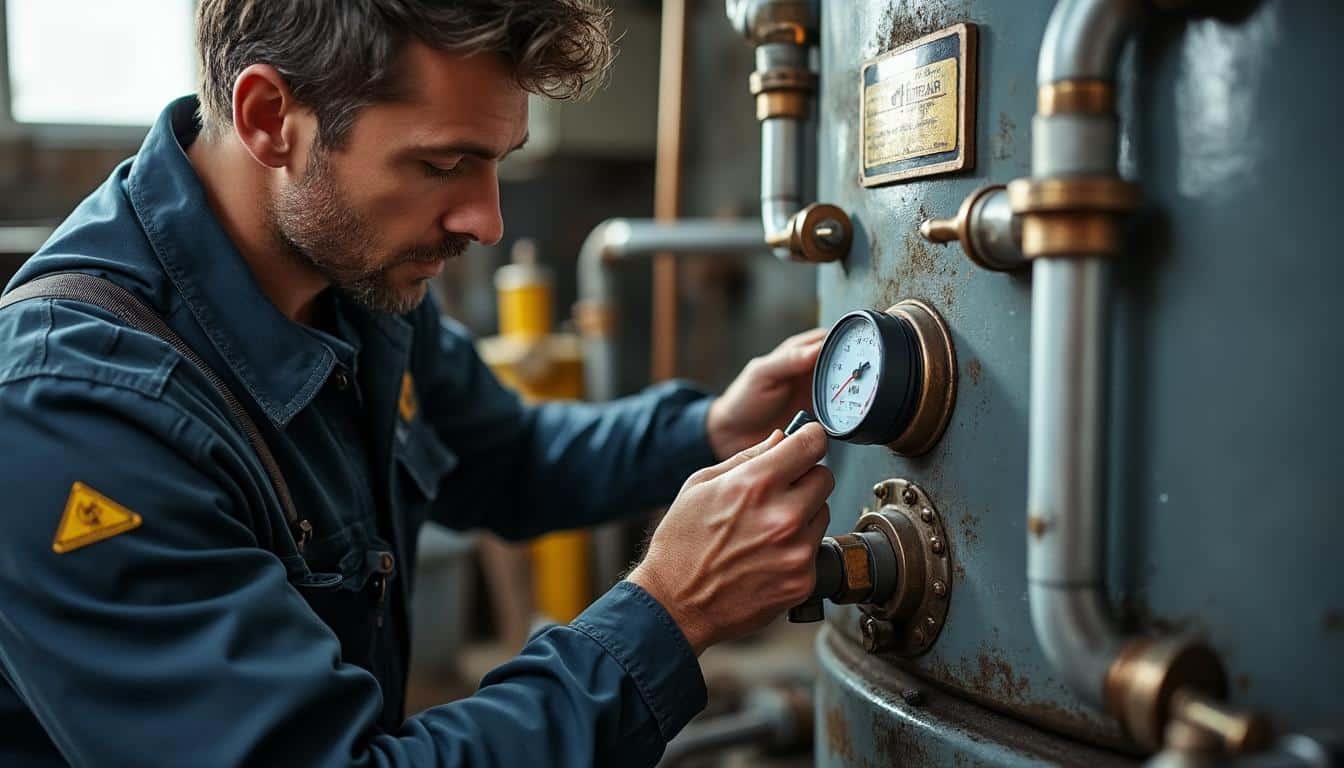 Illustration: Comprendre la pression dans une chaudière à gaz : définition et fonctionnement