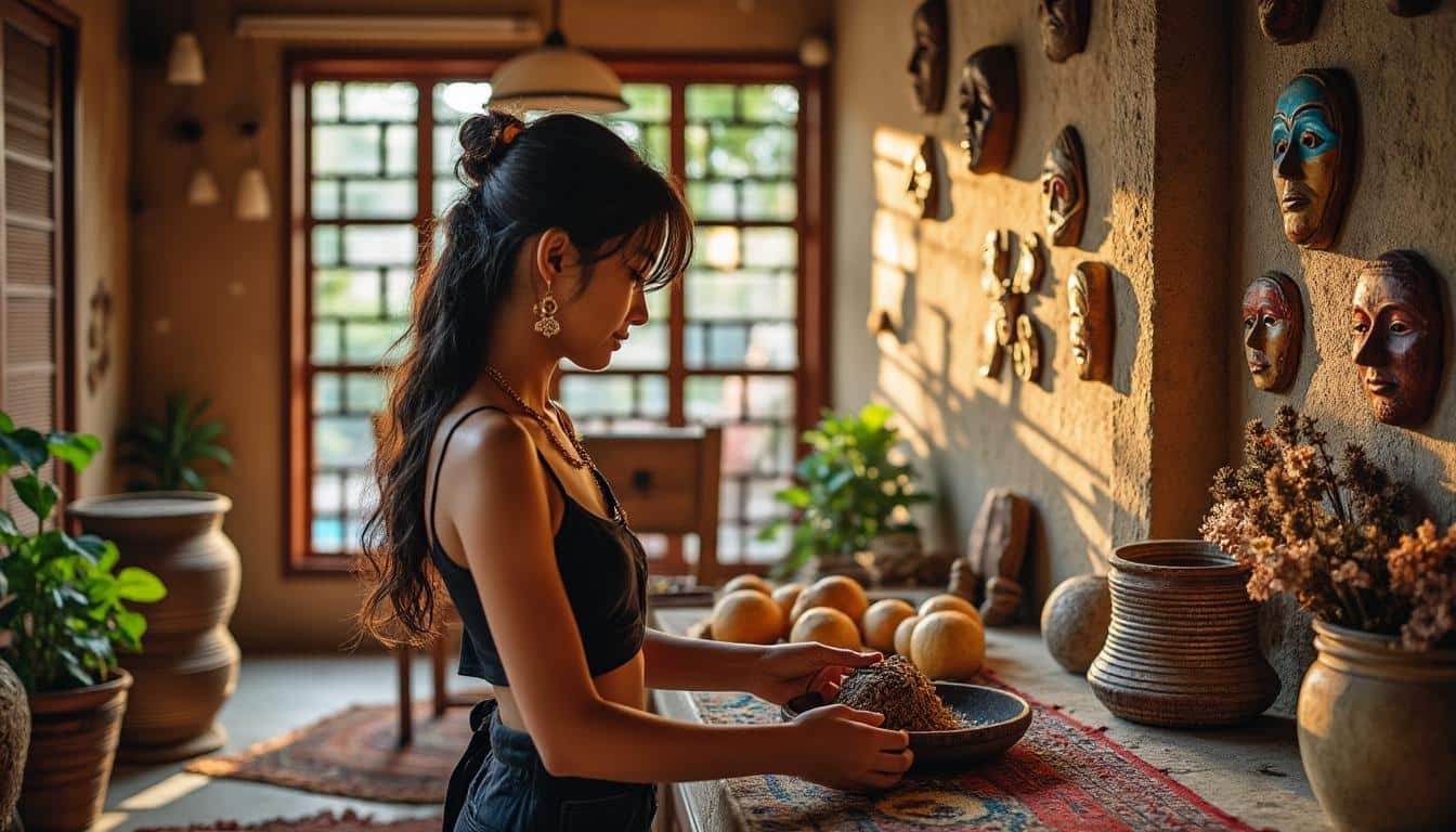 Illustration: Plongez dans l’univers authentique de la décoration murale venue de Bali