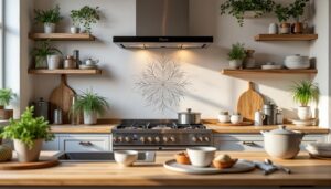 Hotte décorative murale : alliez design et performance en cuisine