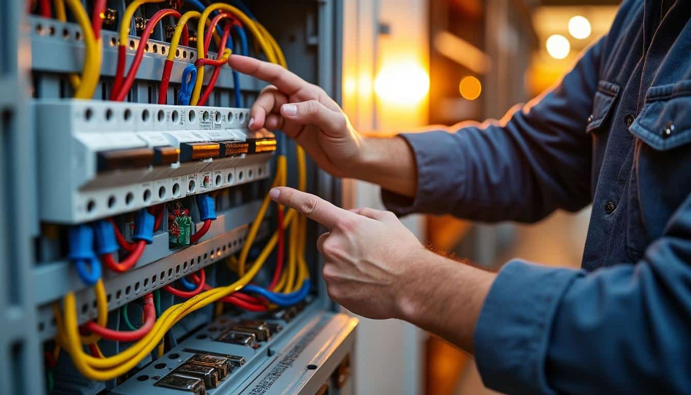 Illustration: Comprendre le fonctionnement d’un tableau électrique en triphasé