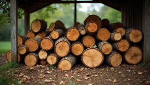 Temps de séchage du bois de chauffage en châtaignier : guide complet