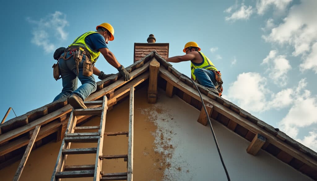 Échafaudage de toit : sécurité et conseils pour un montage fiable