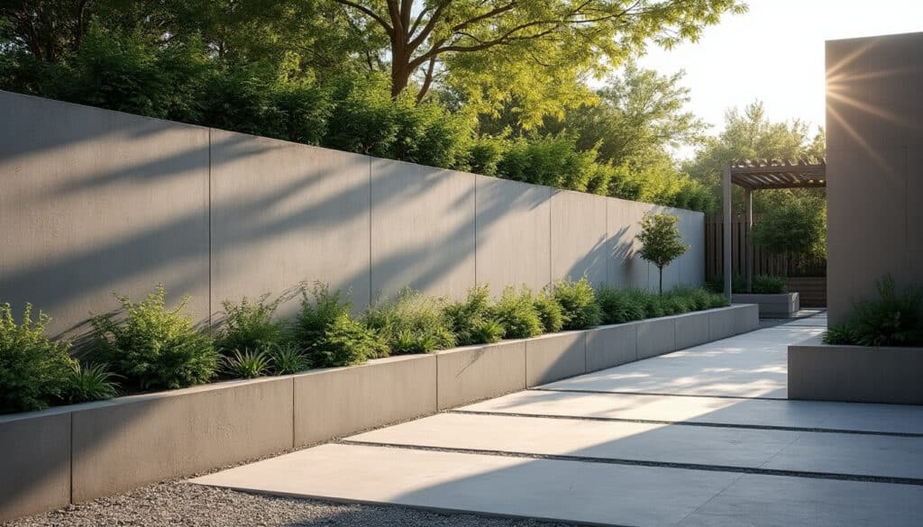 Béton pour clôture : robustesse et esthétique durable