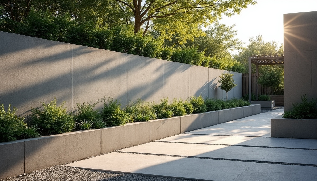 Béton pour clôture : robustesse et esthétique durable